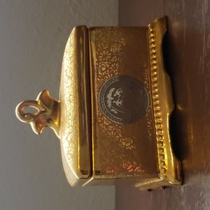 Antique Le Mieux 24 KT and Platinum Box